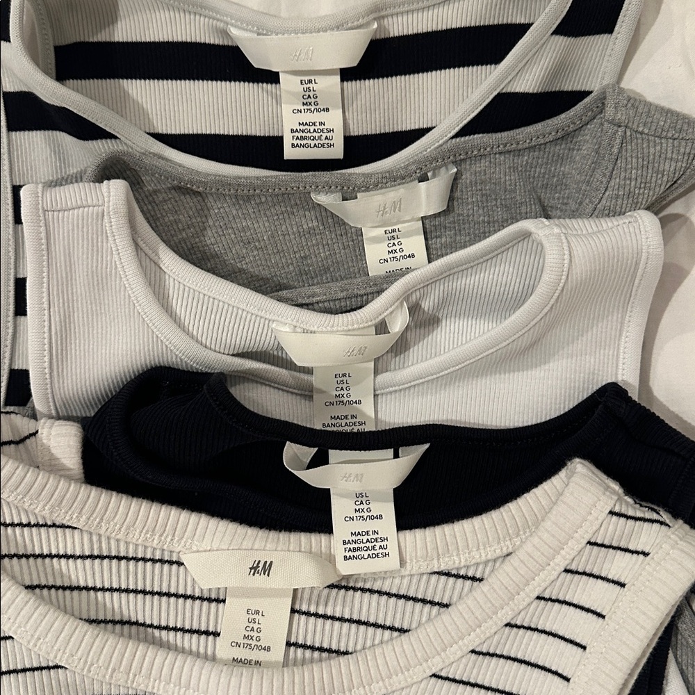 H&M Sleeveless Ribbed Top Bundle - Picture 12 of 12